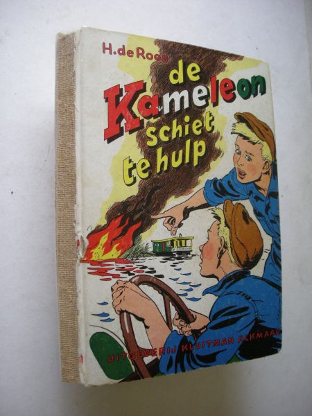 Roos, H. de / Straaten, G.van, illustr. - De Kameleon schiet te hulp