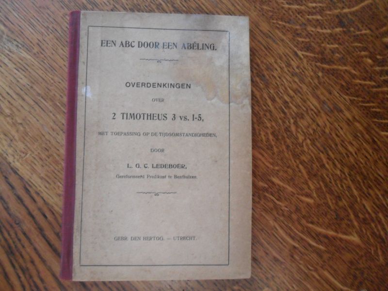 Ledeboer L.G.C. - Een abc door een abeling