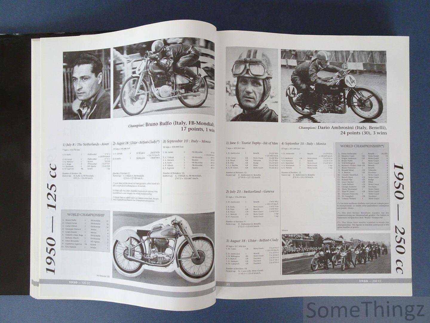 Maurice Büla / Jean-Claude Schertenleib - Motorrad - Strassenweltmeisterschaft 1949-2000.  Continental Circus. (Eng.- Du.- Fr.)