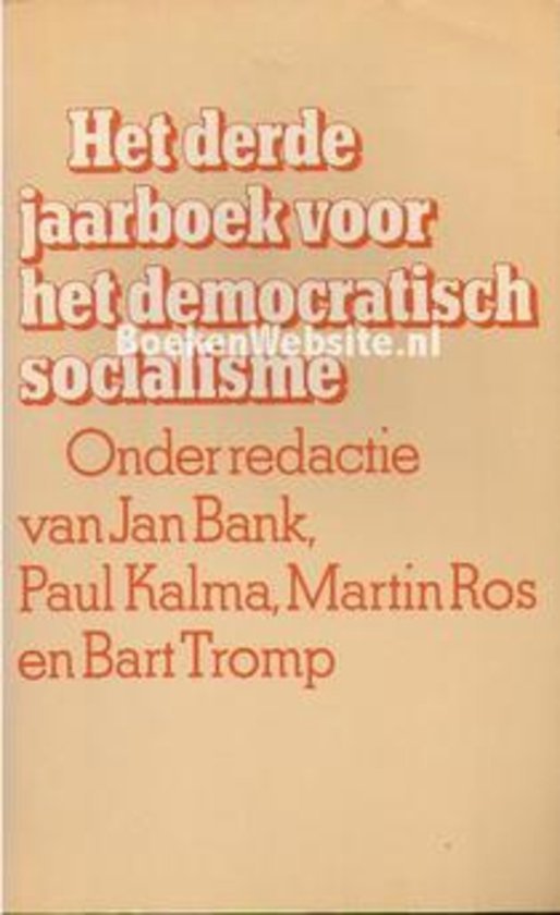  - Derde jaarboek democartisch socialisme / druk 1