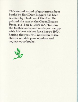 BIGGERS, Earl Derr - Charley Chan / Charlie Chan Vol. II / Charlie Chan Vol. III.