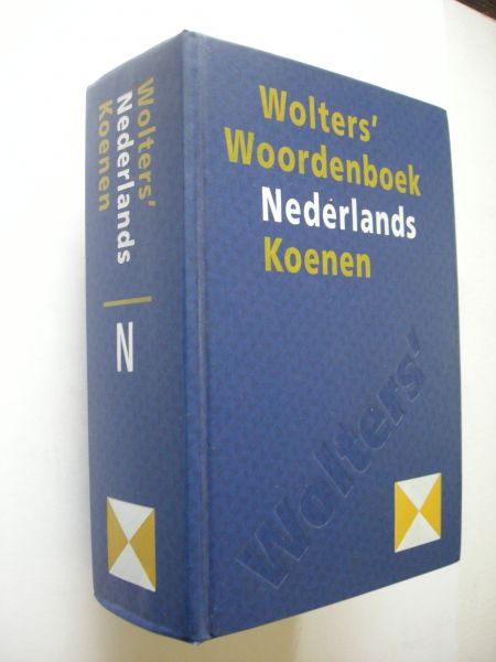 Koenen,M.J.en Drewes, J.B. / Boer,W.Th.de, bew. - Wolters' Woordenboek Nederlands