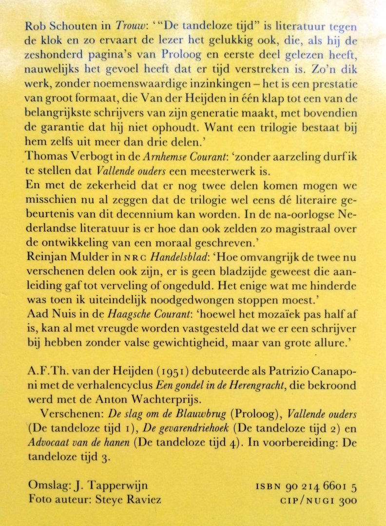 Heijden, A.F.Th. van der - De gevarendriehoek (De Tandeloze Tijd 2)