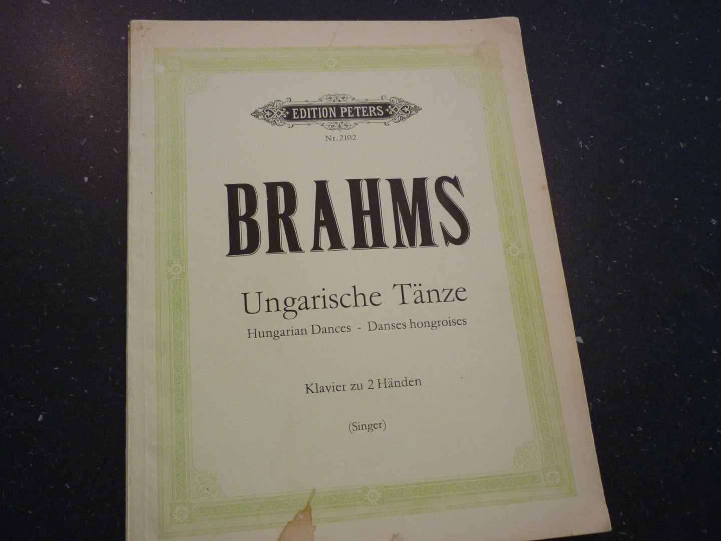 Brahms; Joh. - Ungarische Tanze - Klavier zu 2 handen