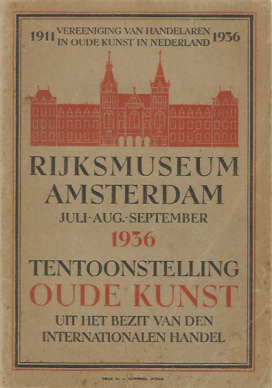  - Rijksmuseum Amsterdam Tentoonstelling juli; aug. sept.  1 9 3 6