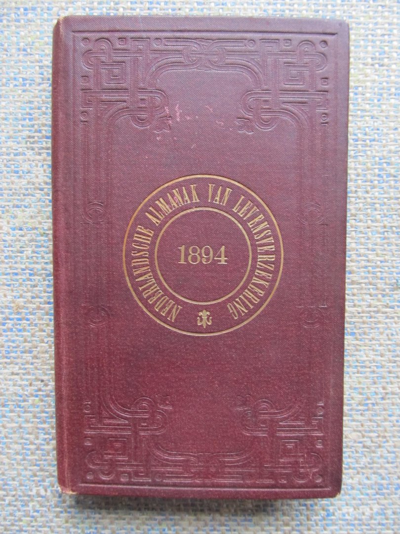 Gosler, W. - NEDERLANDSCHE ALMANAK VAN LEVENSVERZEKERING