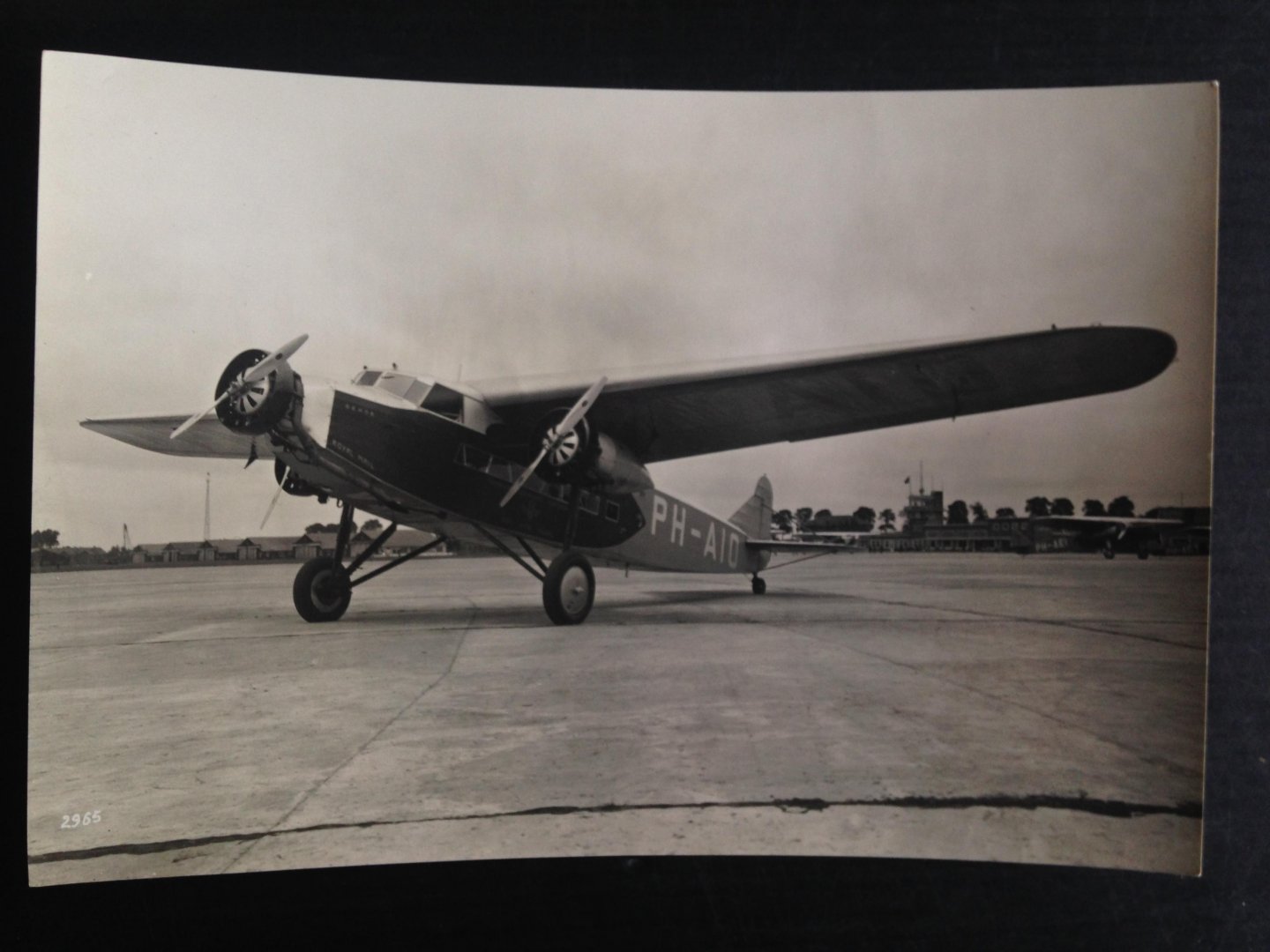  - Authentieke vooroorlogse foto Fokker F. XVIII Wasp