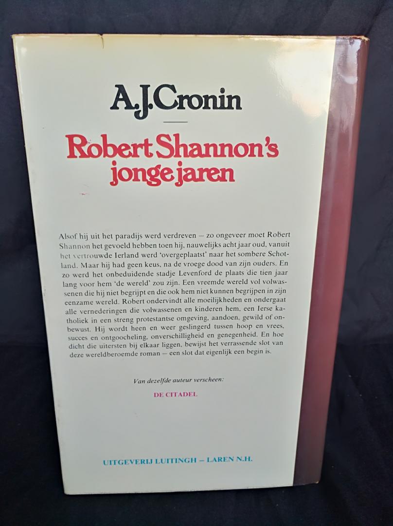A.J. Cronin - Robert Shannon's jonge jaren