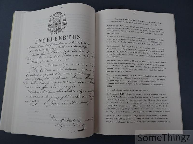 van der Auwera, Frans - Kroniek van een plattelandsparochie. Bijdrage tot de geschiedenis van Lint.