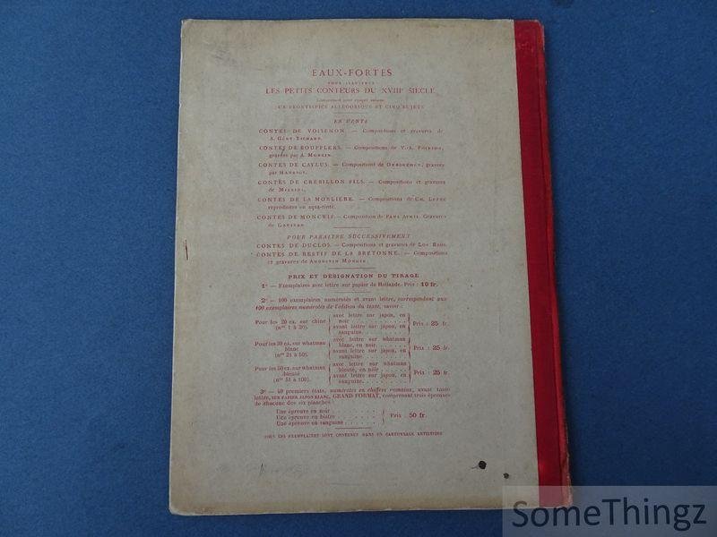 Jacques Cazotte et Adolphe-Alphonse Géry-Bichard - Eaux-fortes pour illustrer les contes de Cazotte: compositions et gravures de A. Géry-Bichard.