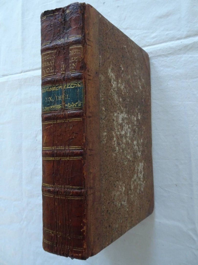  - Hedendaagsche Historie, of Tegenwoordige Staat van Alle Volken; XXde deel; Vervolgende de Beschryving der Vereenigde Nederlanden, En wel in 't byzonder handelende van Zeeland. Met nieuwe Landkaarten,  Plans der Steden en konstige Printverbeeld...