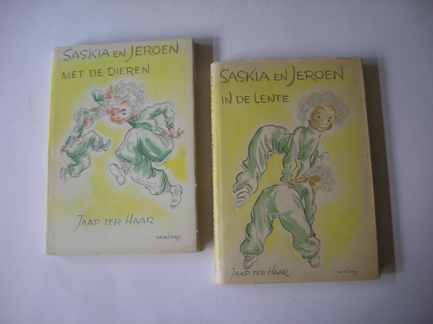 Haar, J. ter / Looy, R. van, ill. - Saskia en Jeroen met de dieren