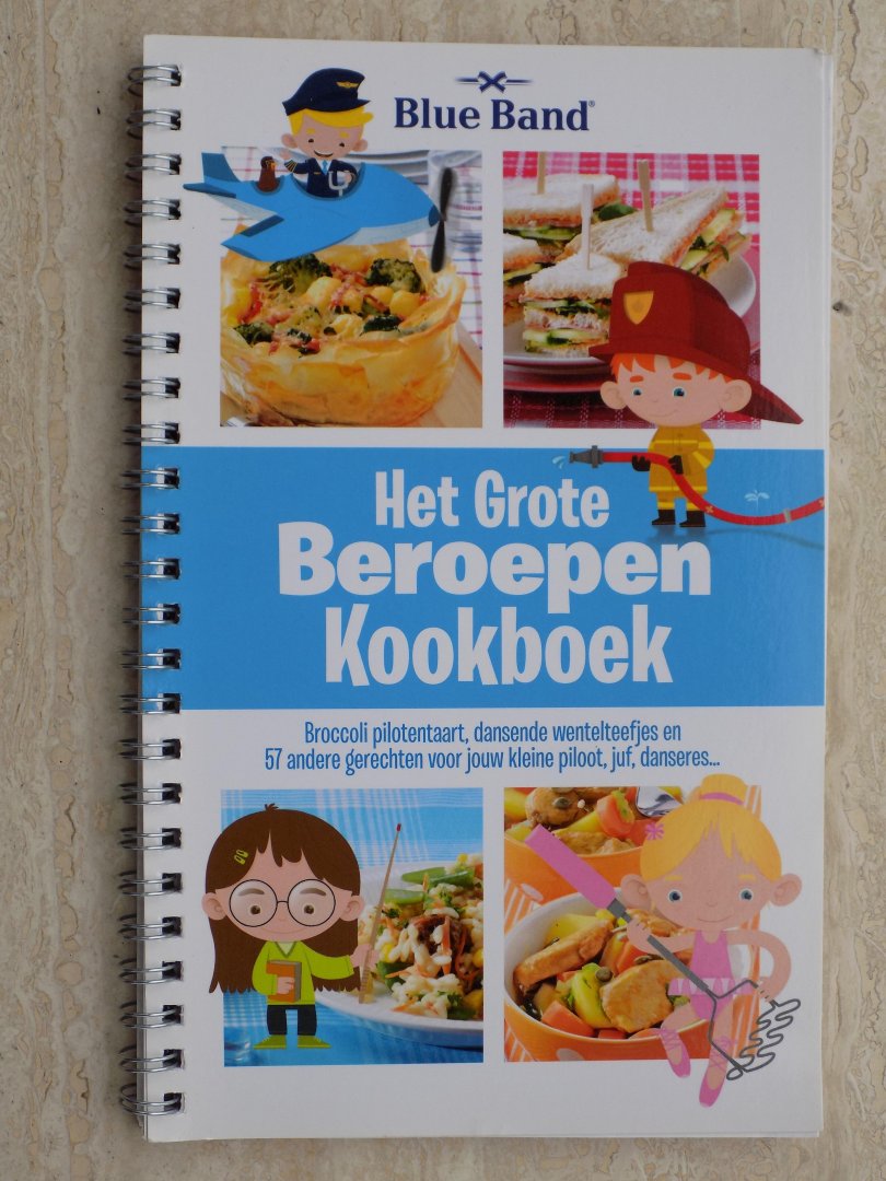 Holleman,Laura / Verboom,Gerdien - HET GROTE BEROEPEN KOOKBOEK. Broccoli pilotentaart, dansende wentelteefjes etc.