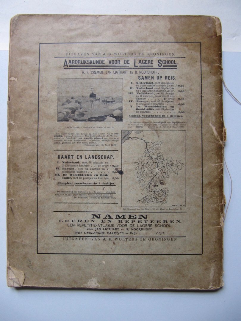 S. Linschoten - Kaart en Landschap - eerste deeltje