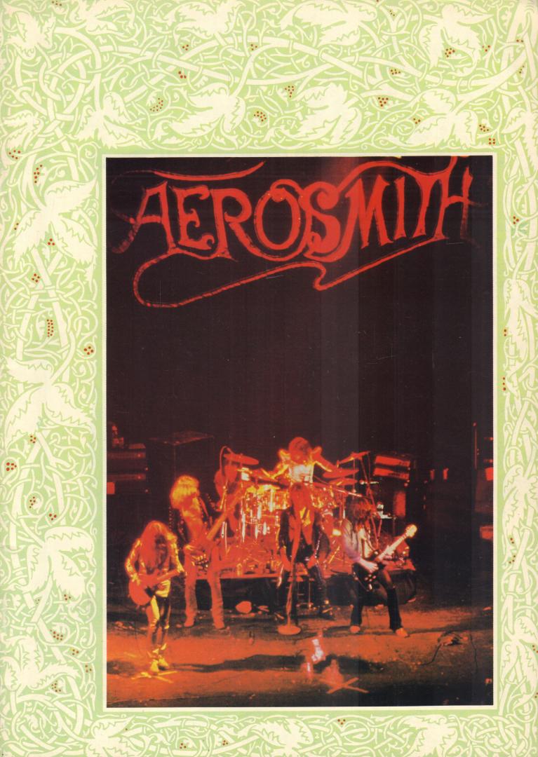 Various - AEROSMITH TOURBOOK EUROPEAN TOUR 1976 (RARE AND HARD TO FIND), FORMAT : 21 cm x 30 cm, 12 pag. geniete softcover, zeer goede staat