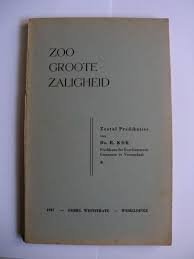Kok; Ds. R. - Zoo groote zaligheid  - Zestal predicaties