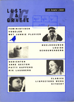 Pluvier, Jannie en Patty Kuppens, Rik Lausberg, Gerda van der Krans, Désirée Schyns, Ineke van Mourik, Monica Linschoten, Anne Sexton - LUST & GRATIE nummer 25, nr. 25, lente 1990