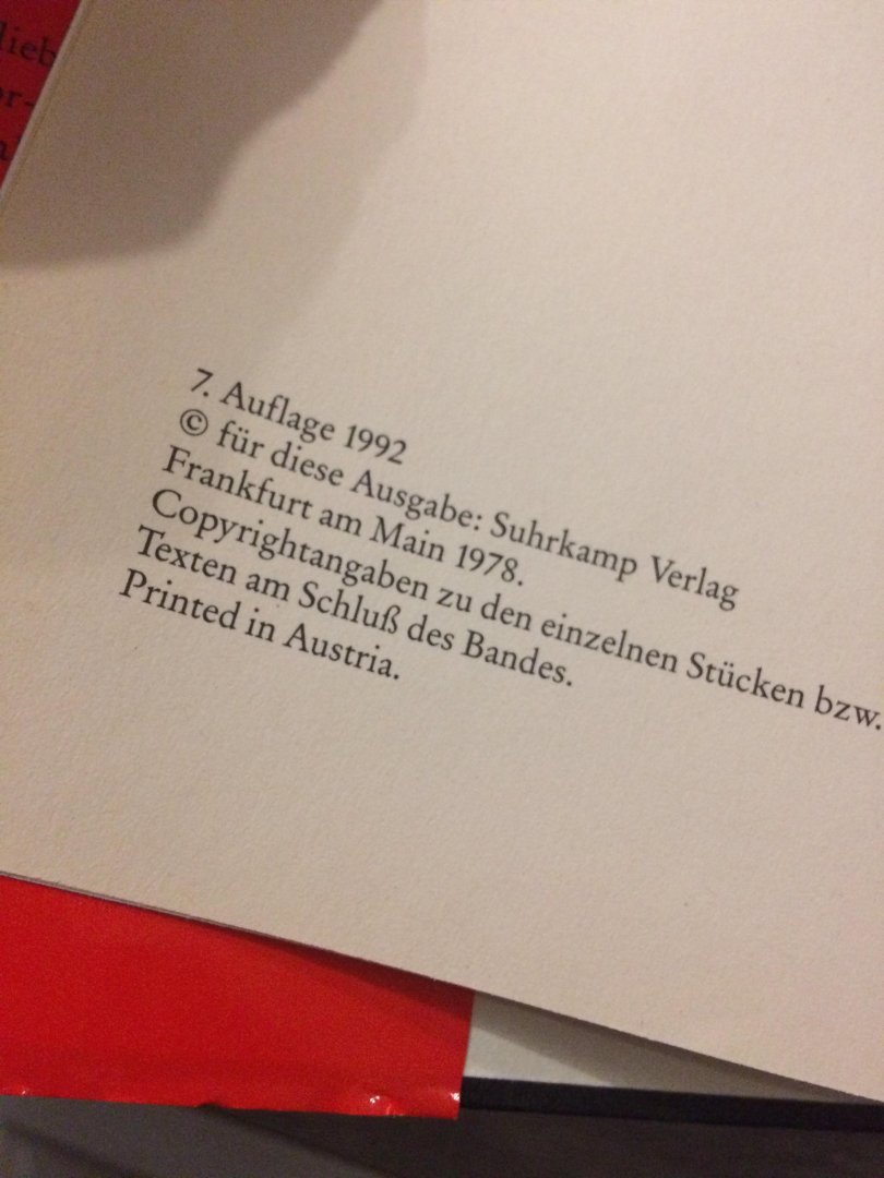 Fleckhaus - Die stucke von Bertolt Brecht in einem band