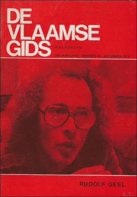 N/A. - DE VLAAMSE GIDS. 58STE JAARGANG NUMMER 12 DECEMBER 1974.