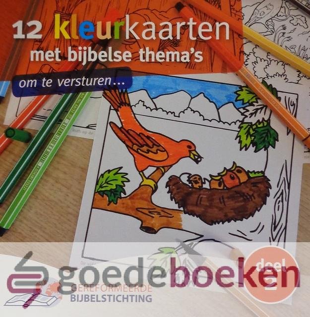 , - 12 Kleurkaarten met bijbelse themas, deel 2 *nieuw* --- Om te versturen...