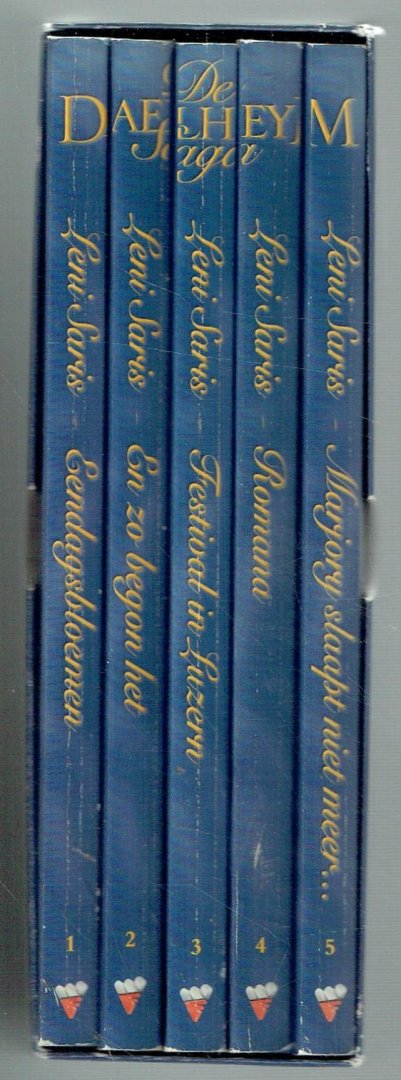 Saris, L. - De Daelheym Saga, set van 5 boekjes in box
