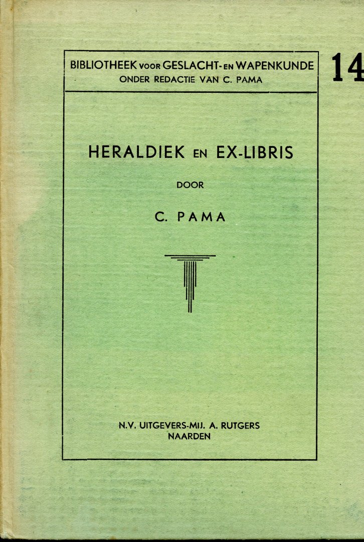 Pama, C. - Heraldiek en Ex-Libris