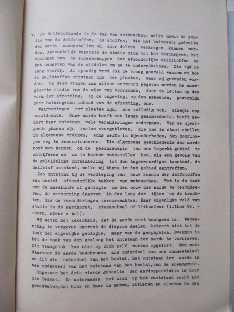 Redactie - Delfstofkunde Eerste + Tweede deel