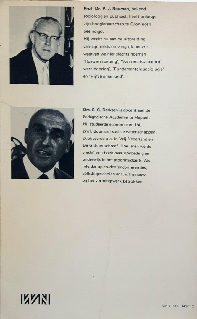 Bouman, P.J. / Derksen, S.C. - Maatschappijleer, begrip en vorm