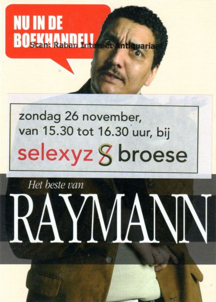 Raymann, Jörgen - Prentbriefkaart: Het beste van Raymann (met sticker signeersessie Selexyz & Broese)