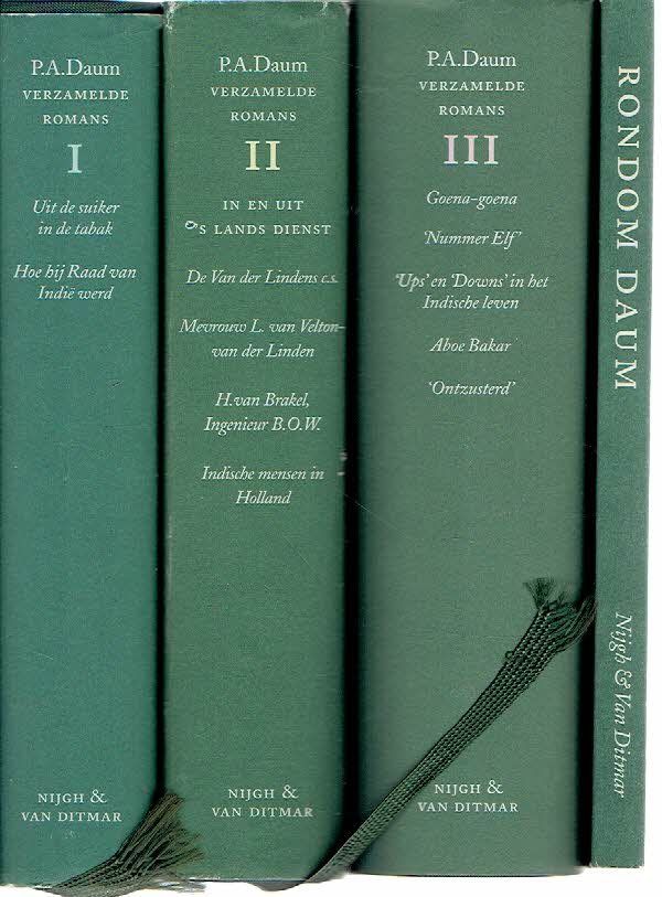 DAUM, P.A. - Verzamelde romans. Deel I - III. [3 delen compleet] + Gerard TERMORSHUIZEN - Rondom Daum