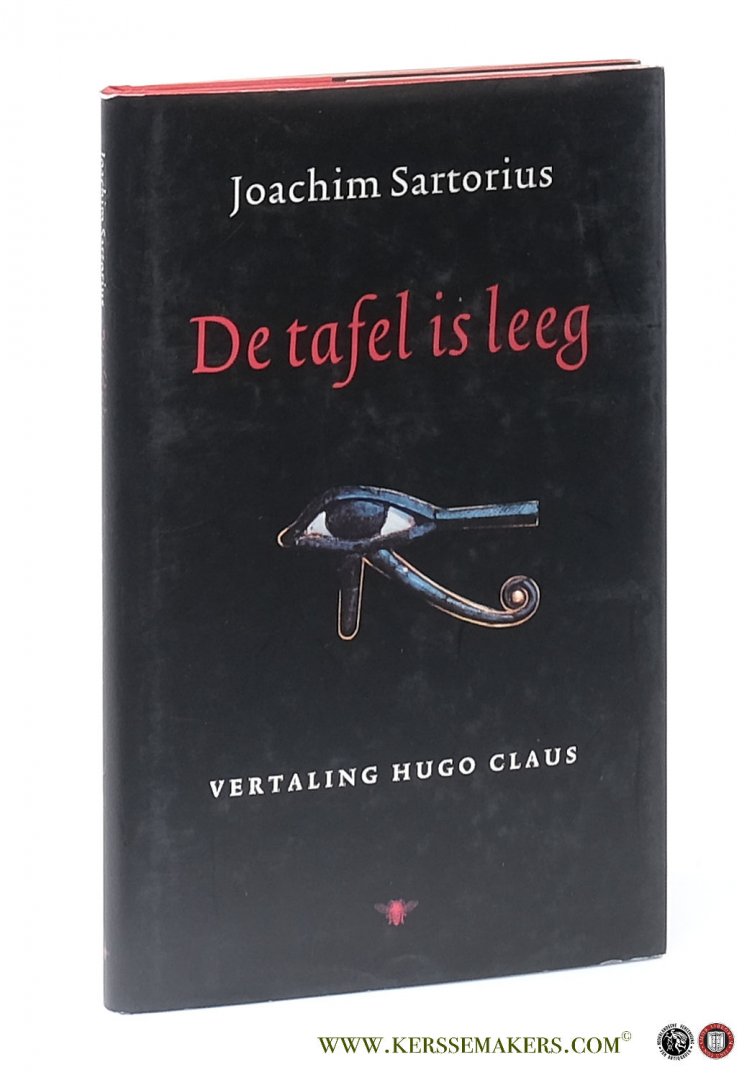 Sartorius, Joachim. - De tafel is leeg. Een keuze uit de gedichten. Vertaling Hugo Claus.