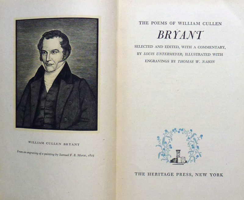 Bryant. - The poems of William Cullen.