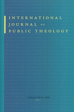 Kim, Sebastian (ed.) - International journal of public theology. Volume 2 No  2008