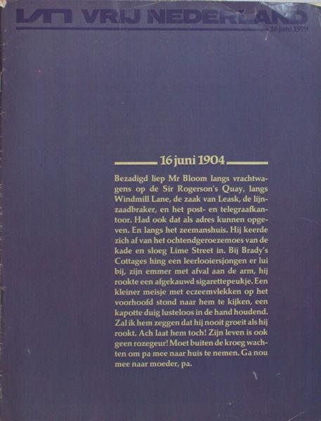 Koomen, Martin. - Een odyssee in de twintigste eeuw.16 juni 1904, de dag van James Joyce, Ulysses en Leopold Bloom.