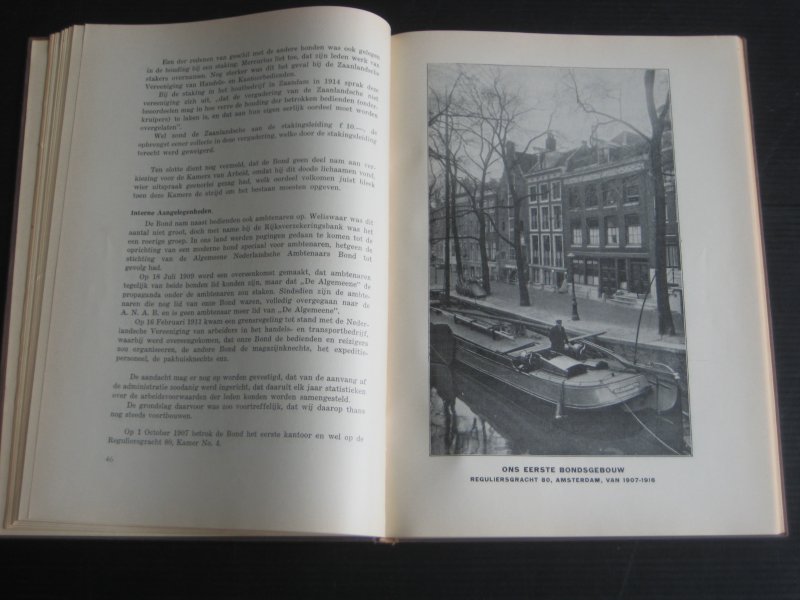 Smit jr, G.J.A. - Een kwart eeuw in en met De Algemeene, Gedenkboek van de Algemeene Bond van Handels-en Kantoorbedienden