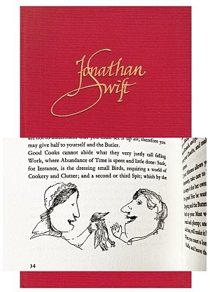 SWIFT, Jonathan - Directions to Servants in general; and in particular to the Butler, Cook, Footman, Coachman, Groom, House-Steward, and Land-Steward, Porter, Dairy-Maid, Chamber-Maid, Nurse, Laundress, House-Keeper, Tutoress, or Governess. (Mooie uitgave Stich...