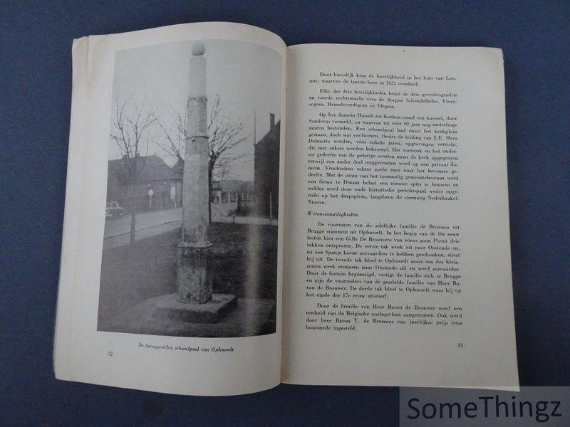 N. Van den Bossche (red.). - Jaarboek 1961-1962 van de Zottegemse Culturele Kring.