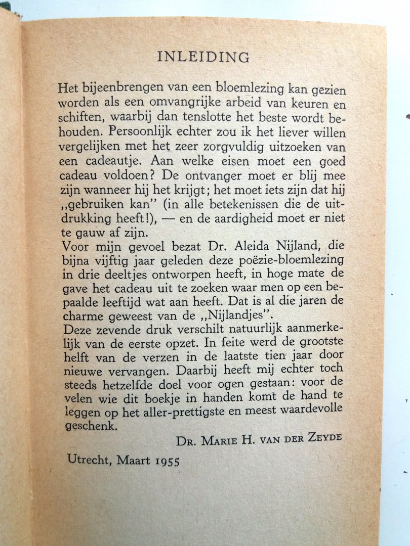 Nijland, Dr J. Aleida (Samenstelling) - Verzen (deel II)