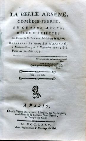 Libretti: - [Sammelband mit 6 französischen Opernlibretti]