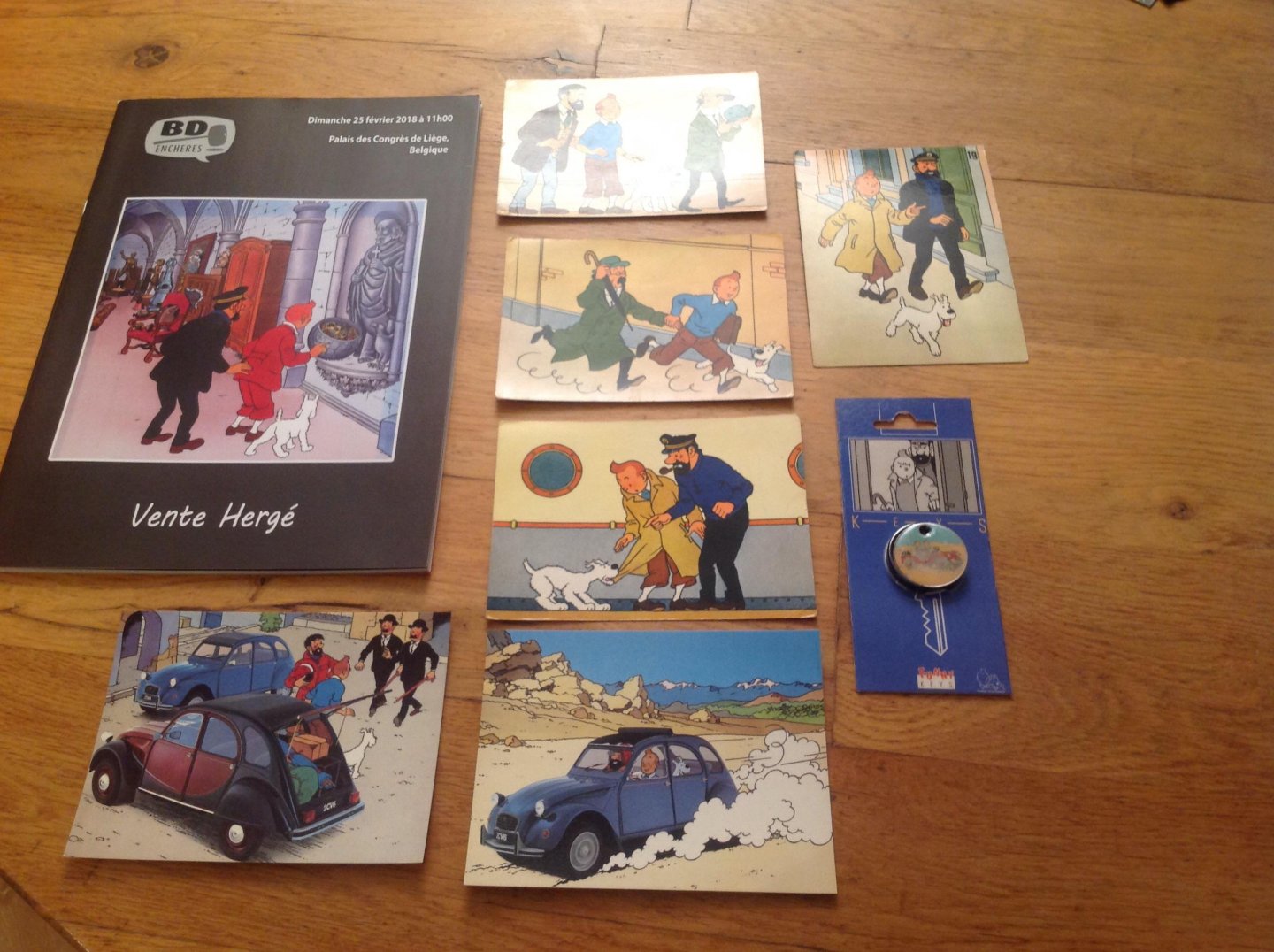  - Vente Hergé 25 -02-2018.  Met zeven extra's