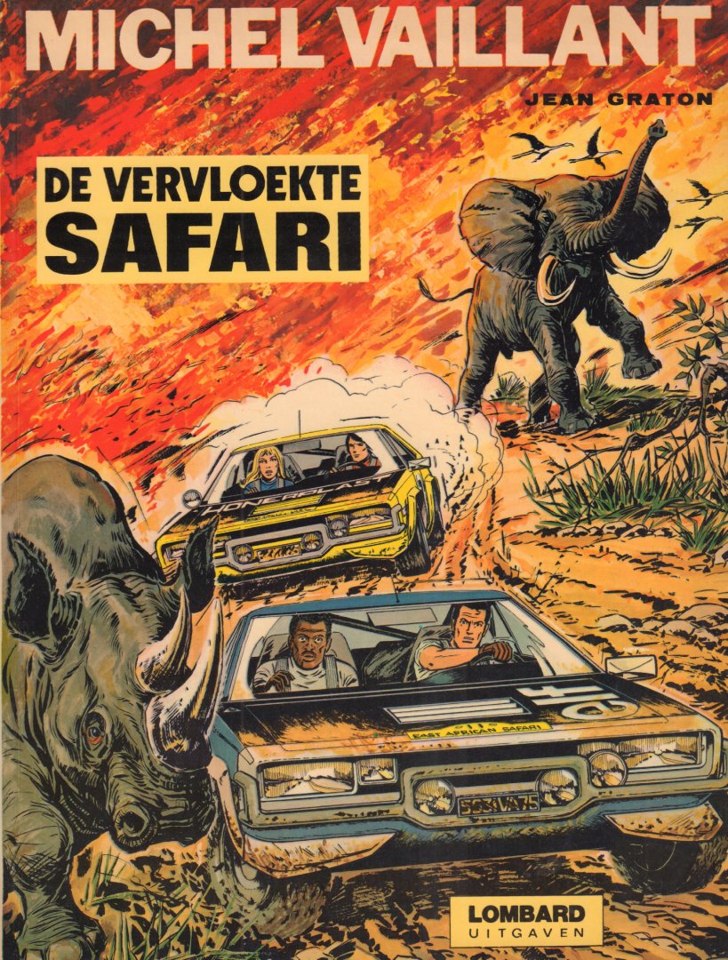 Graton, Jean - Michel Vaillant 27, De Vervloekte Safari, softcover, zeer goede staat