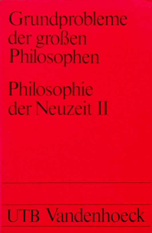 Speck, Joseph [Hrsg.] - Grundprobleme der grossen Philosophen. Philosophie der Neuzeit II