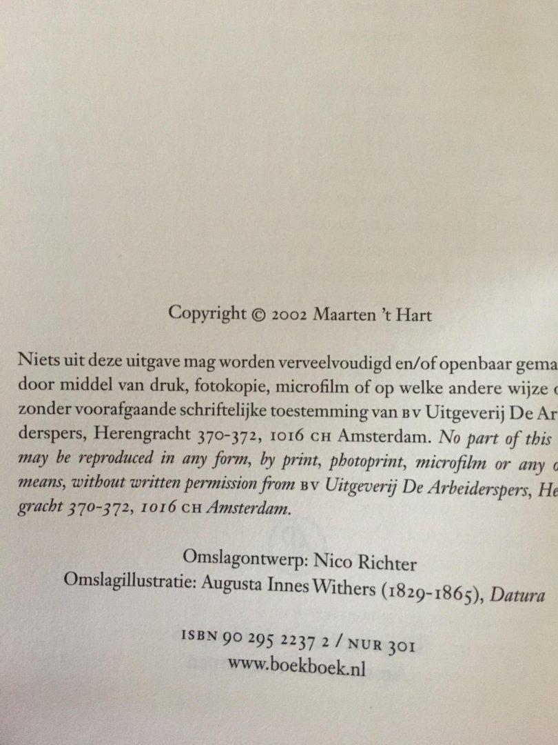 Maarten ‘t hart - De zonnewijzer