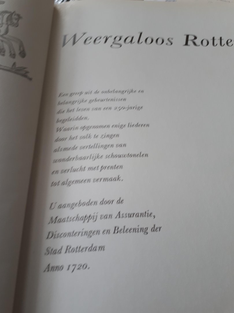 Van der sloot Hans - Weergaloos Rotterdam