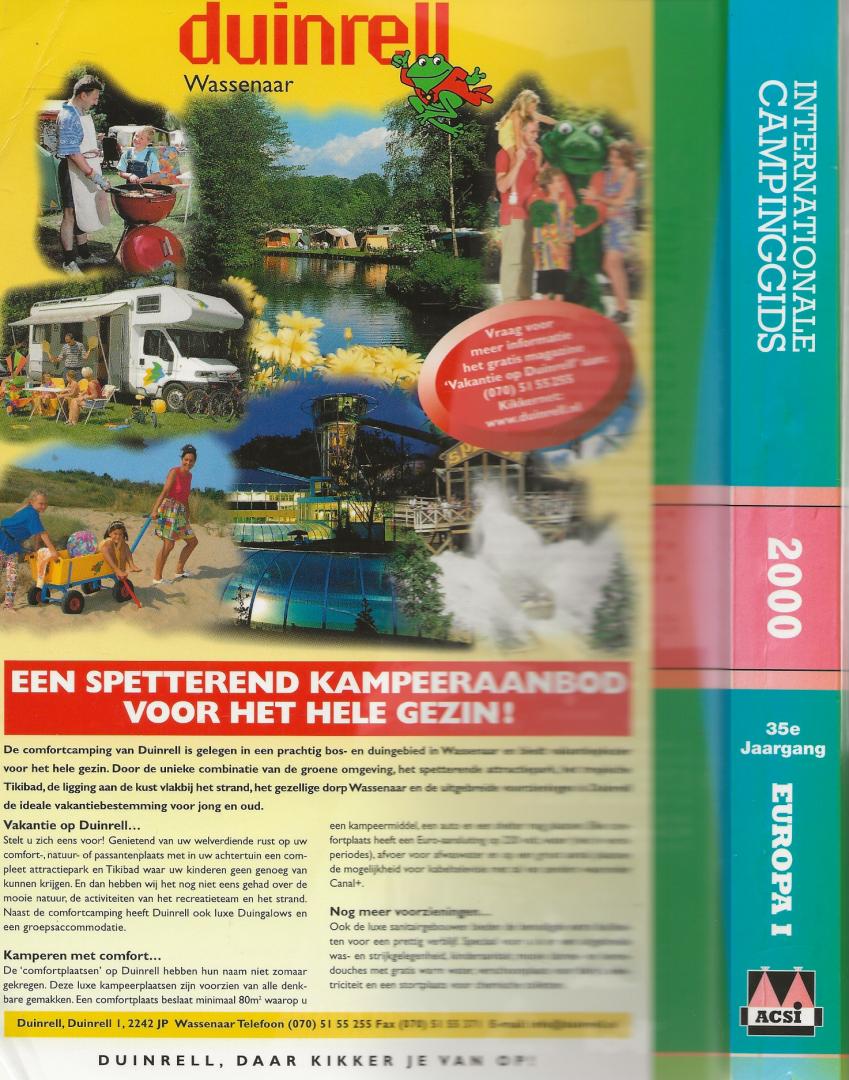 Boerboom Alex.A.M. - Acsi 2000. internationale campinggids Europa [ I + II ]