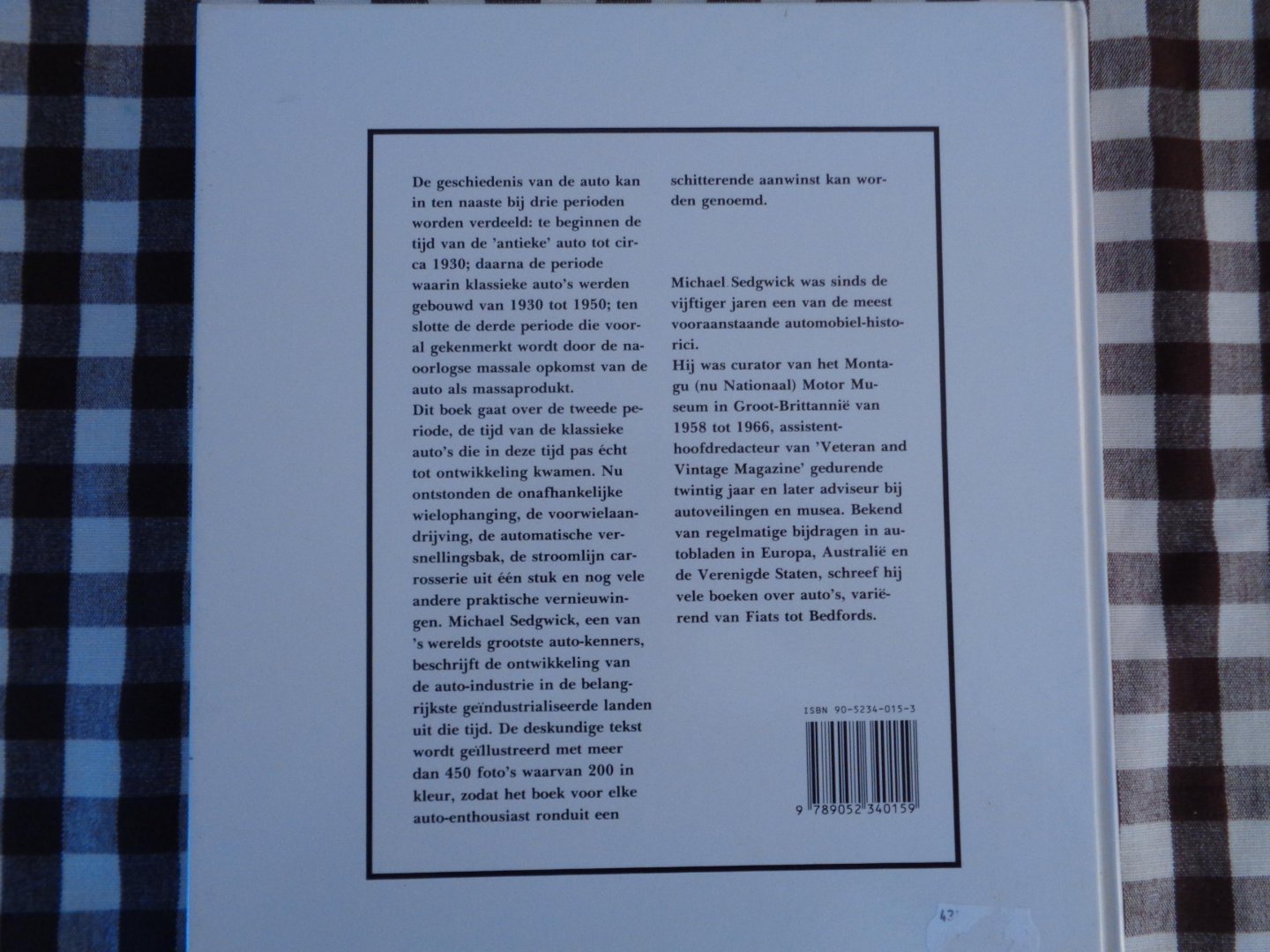 Sedgwick, M. - Auto's uit de jaren dertig en veertig / druk HER