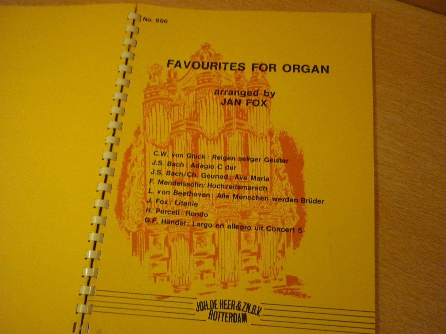 Fox; Jan - Koraalbewerkingen; Verzamelringband: Deel 6, 7, 8 en Favoutites for Organ