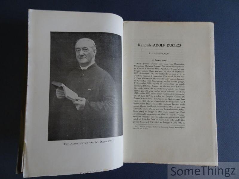 Allossery, P. - Kan. Adolf Duclos 1841-1925 : met een kijk op den zoogenaamden taalparticularistenstrijd