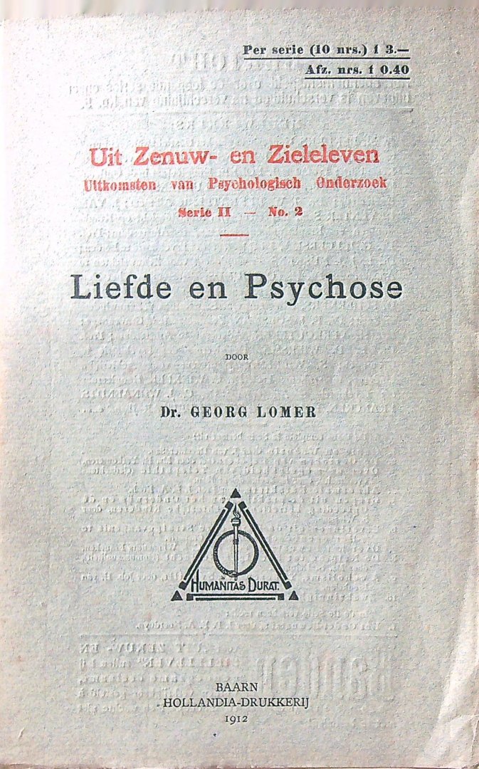 Lomer - Liefde en psychose