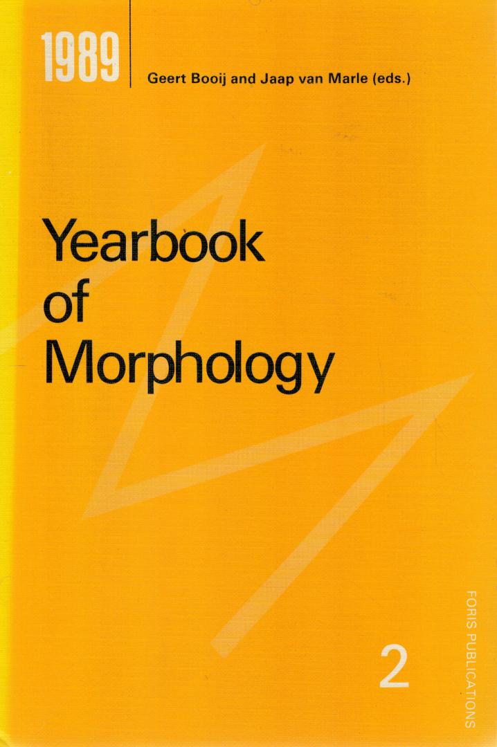 Booij, Geert & Jaap van Marle  (eds.) - Yearbook of Morphology 2 1989